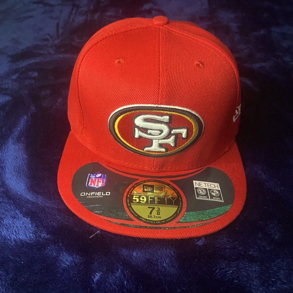 New Era NFL San Francesco 49rs Football Team sz 7 3/8